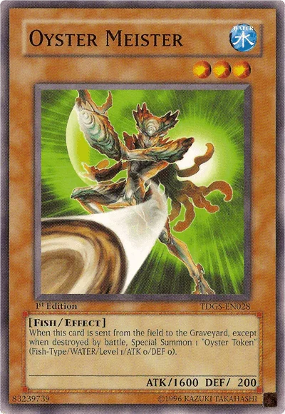 1st Edition, Common, Effect Monster, Fish, The Duelist Genesis, Unlimited, Water Oyster Meister [TDGS-EN028] Common - Trading Card World