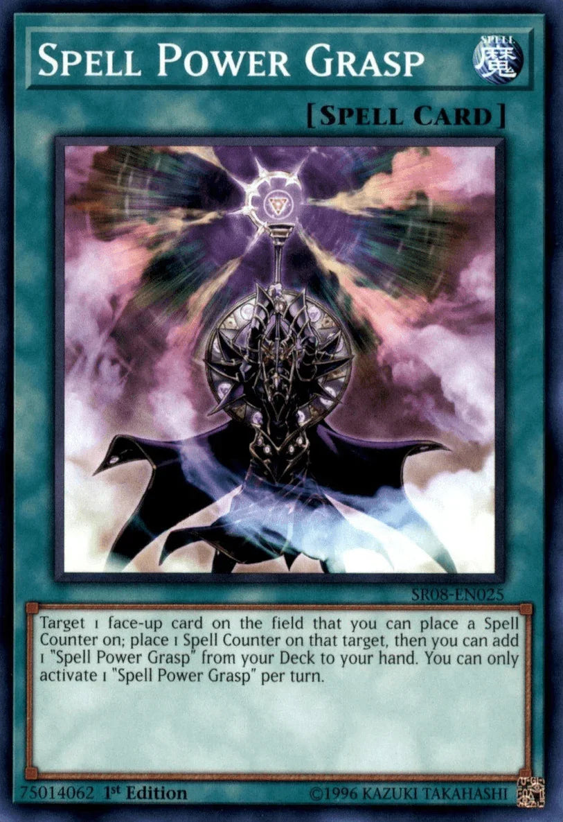 1st Edition, Common, Normal Spell, Spell, Structure Deck: Order of the Spellcasters Spell Power Grasp [SR08-EN025] Common - Trading Card World