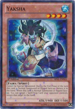 1st Edition, Battle Pack: Epic Dawn, Fairy, Spirit Monster, Starfoil Rare, Unlimited, Water Yaksha [BP01-EN163] Starfoil Rare - Trading Card World