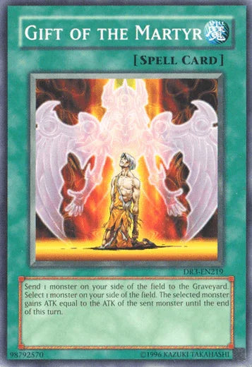 Common, Dark Revelation Volume 3, Normal Spell, Spell, Unlimited Gift of the Martyr [DR3-EN219] Common - Trading Card World
