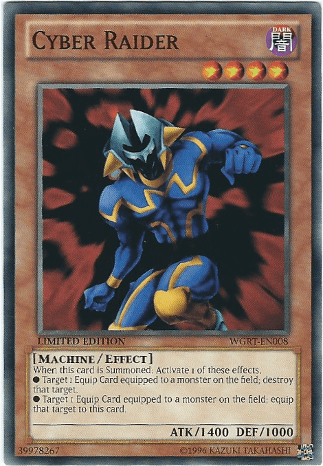 Battle Pack 2: War of the Giants Reinforcements, Common, Dark, Effect Monster, Limited Cyber Raider [WGRT-EN008] Common - Trading Card World