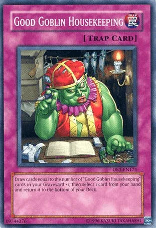 Common, Dark Revelation Volume 3, Normal Trap, Trap, Unlimited Good Goblin Housekeeping [DR3-EN174] Common - Trading Card World