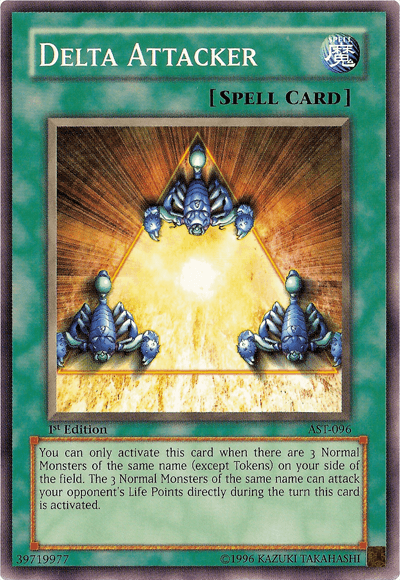 1st Edition, Ancient Sanctuary, Common, Normal Spell, Spell, Unlimited Delta Attacker [AST-096] Common - Trading Card World