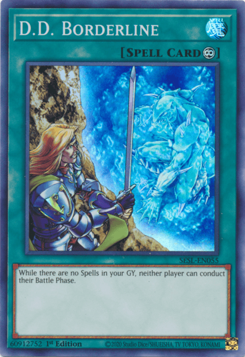 1st Edition, Continuous Spell, Secret Slayers, Spell, Super Rare D.D. Borderline [SESL-EN055] Super Rare - Trading Card World