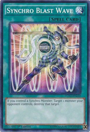 1st Edition, Common, Legendary Collection 5D's, Normal Spell, Spell Synchro Blast Wave [LC5D-EN250] Common - Trading Card World