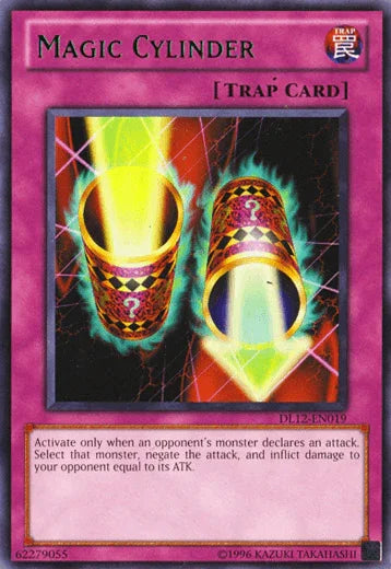 Duelist League Promo, Normal Trap, Rare, Trap, Unlimited Magic Cylinder (Green) [DL12-EN019] Rare - Trading Card World