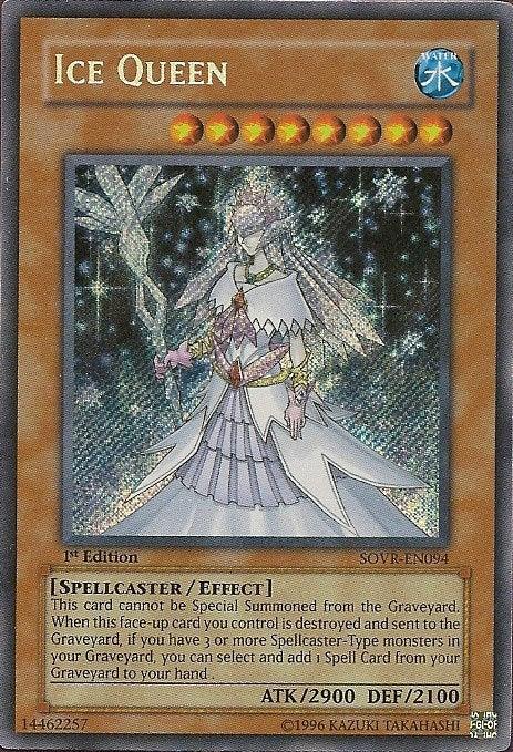 1st Edition, Effect Monster, Secret Rare, Spellcaster, Stardust Overdrive, Unlimited, Water Ice Queen [SOVR-EN094] Secret Rare - Trading Card World