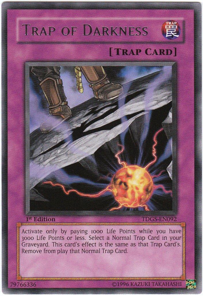 1st Edition, Normal Trap, Rare, The Duelist Genesis, Trap, Unlimited Trap of Darkness [TDGS-EN092] Rare - Trading Card World
