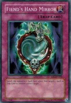 Common, Invasion of Chaos, Normal Trap, Trap, Unlimited Fiend's Hand Mirror [IOC-EN102] Common - Trading Card World