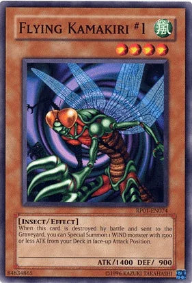 Common, Effect Monster, Insect, Retro Pack 1, Unlimited, Wind Flying Kamakiri #1 [RP01-EN074] Common - Trading Card World