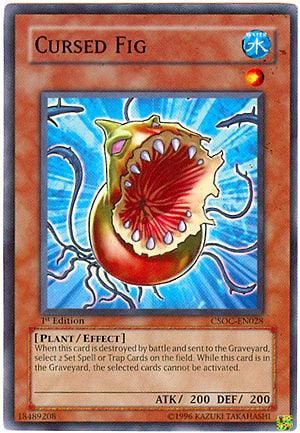 1st Edition, Common, Crossroads of Chaos, Effect Monster, Plant, Unlimited, Water Cursed Fig [CSOC-EN028] Common - Trading Card World