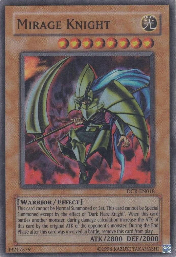 Dark Crisis, Effect Monster, Light, Super Rare, Unlimited, Warrior Mirage Knight [DCR-EN018] Super Rare - Trading Card World