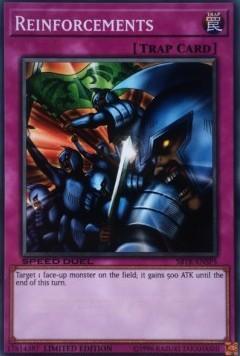 Common, Limited, Normal Trap, Speed Duel: Trials of the Kingdom, Trap Reinforcements [SBTK-ENSP5] Common - Trading Card World
