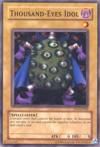 Common, Dark, Normal Monster, Pharaoh's Servant, Spellcaster, Unlimited Thousand-Eyes Idol [PSV-EN083] Common - Trading Card World