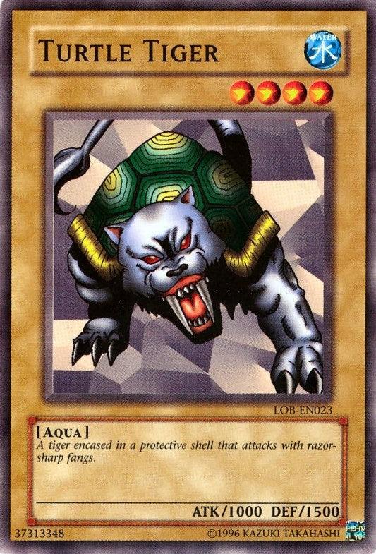 Aqua, Common, Normal Monster, The Legend of Blue Eyes White Dragon, Unlimited, Water Turtle Tiger [LOB-EN023] Common - Trading Card World