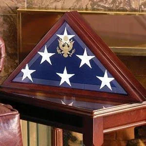 Burial Flag Display Case -  5’ x 9 ½’ Burial Flag.