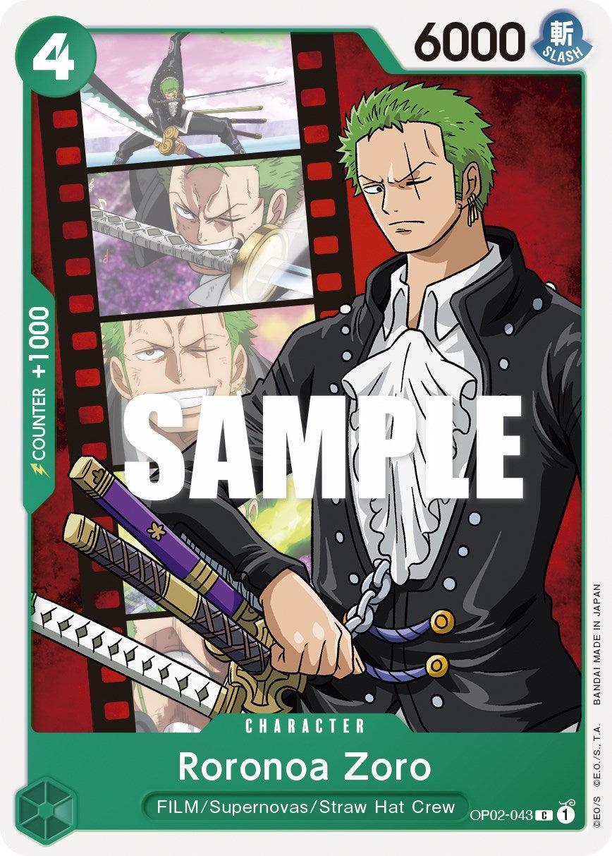 Character, Common, Film, Paramount War, Straw Hat Crew, Supernovas Roronoa Zoro [Paramount War] - Trading Card World