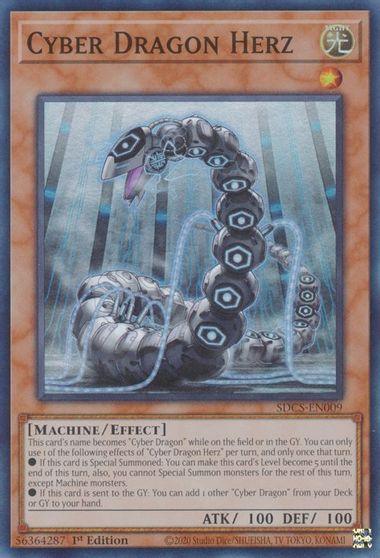 1st Edition, Cyber Strike, Effect Monster, Light, Machine, Super Rare, Unlimited Cyber Dragon Herz [SDCS-EN009] Super Rare - Trading Card World