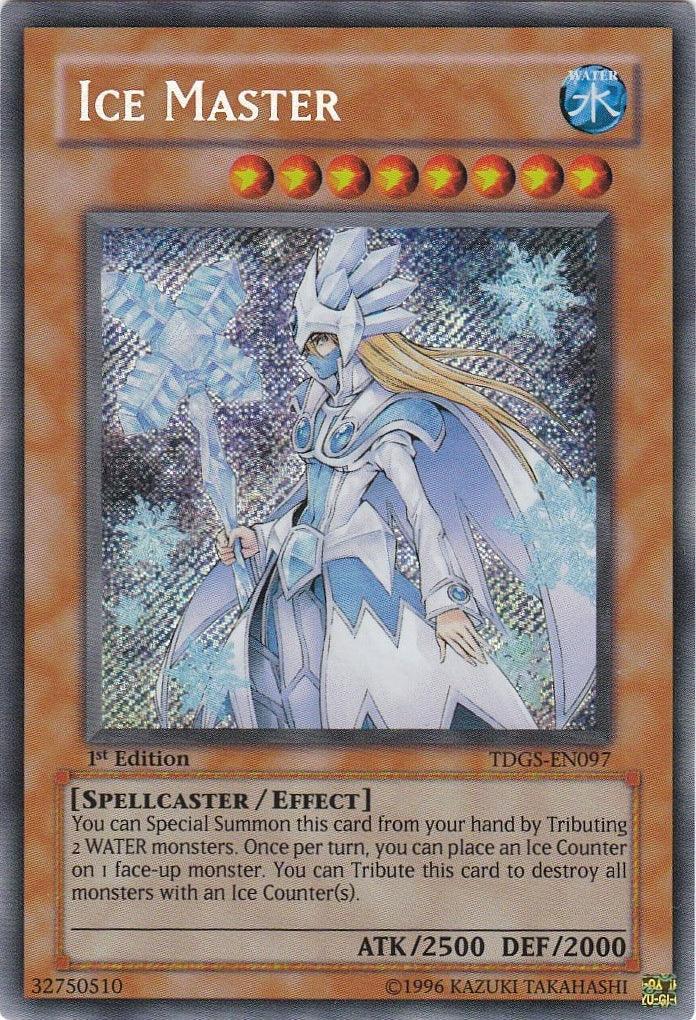 1st Edition, Effect Monster, Secret Rare, Spellcaster, The Duelist Genesis, Unlimited, Water Ice Master [TDGS-EN097] Secret Rare - Trading Card World