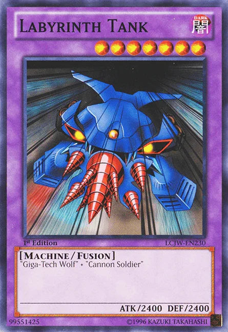 1st Edition, Common, Dark, Fusion Monster, Legendary Collection 4: Joey's World, Machine Labyrinth Tank [LCJW-EN230] Common - Trading Card World