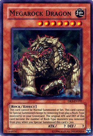 Dark Revelation Volume 3, Earth, Effect Monster, Rock, Super Rare, Unlimited Megarock Dragon [DR3-EN195] Super Rare - Trading Card World