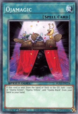 1st Edition, Common, Normal Spell, Speed Duel GX: Duel Academy Box, Spell Ojamagic [SGX1-ENC14] Common - Trading Card World