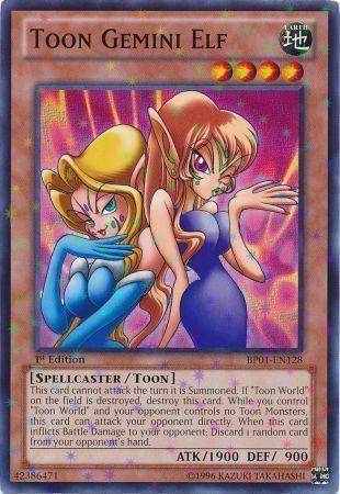 1st Edition, Battle Pack: Epic Dawn, Earth, Spellcaster, Starfoil Rare, Toon Monster, Unlimited Toon Gemini Elf [BP01-EN128] Starfoil Rare - Trading Card World