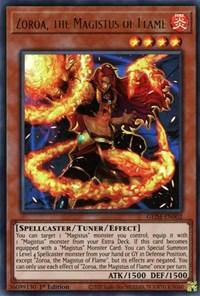 1st Edition, Fire, Genesis Impact, Spellcaster, Tuner/Effect Monster, Ultra Rare Zoroa, the Magistus of Flame [GEIM-EN002] Ultra Rare - Trading Card World