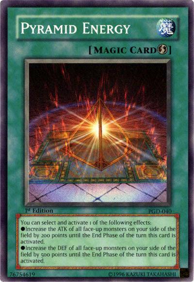 1st Edition, Common, Pharaonic Guardian, Quick Play Spell, Spell, Unlimited Pyramid Energy [PGD-040] Common - Trading Card World