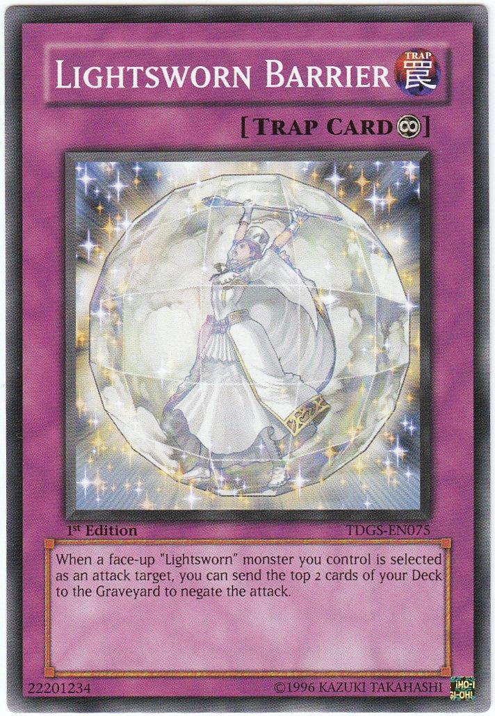 1st Edition, Common, Continuous Trap, The Duelist Genesis, Trap, Unlimited Lightsworn Barrier [TDGS-EN075] Common - Trading Card World