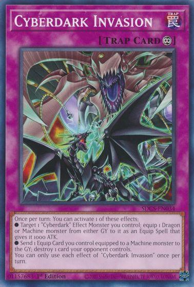 1st Edition, Common, Continuous Trap, Cyber Strike, Trap, Unlimited Cyberdark Invasion [SDCS-EN034] Common - Trading Card World