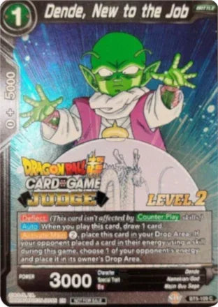Dende, New to the Job (Level 2) (BT5-109) [Judge Promotion Cards]