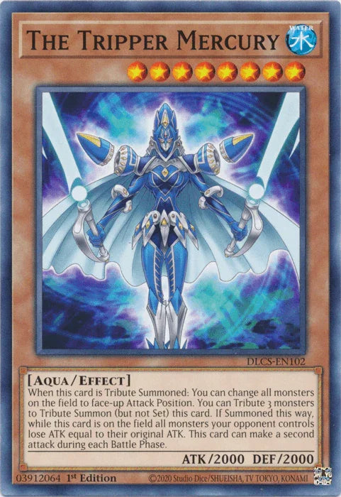1st Edition, Aqua, Common, Dragons of Legend: The Complete Series, Effect Monster, Water The Tripper Mercury [DLCS-EN102] Common - Trading Card World