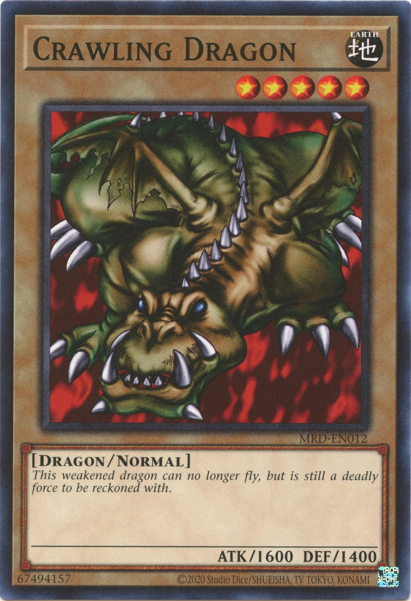Common, Dragon, Earth, Metal Raiders (25th Anniversary Edition), Normal Monster, Unlimited Crawling Dragon (25th Anniversary) [MRD-EN012] Common - Trading Card World