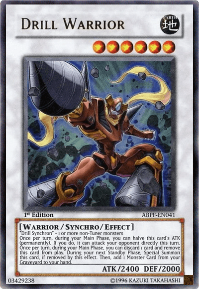 1st Edition, Absolute Powerforce, Earth, Synchro/Effect Monster, Ultra Rare, Unlimited, Warrior Drill Warrior [ABPF-EN041] Ultra Rare - Trading Card World