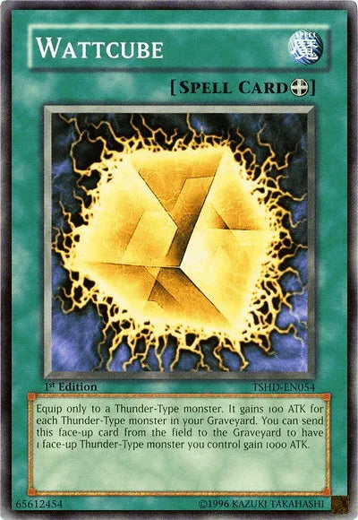 1st Edition, Common, Equip Spell, Spell, The Shining Darkness, Unlimited Wattcube [TSHD-EN054] Common - Trading Card World