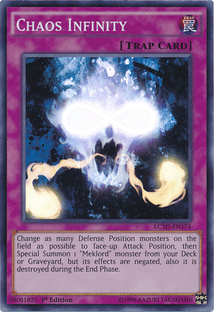 1st Edition, Legendary Collection 5D's, Normal Trap, Super Rare, Trap Chaos Infinity [LC5D-EN174] Super Rare - Trading Card World