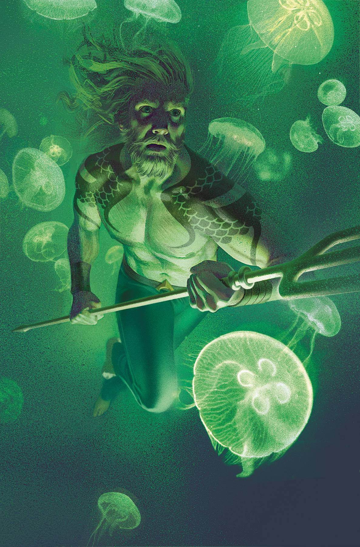 AQUAMAN #52 B Joshua Middleton CARD STOCK Variant YOTV (09/18/2019) DC