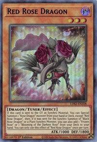 1st Edition, Dark, Dragon, Legendary Duelists: Season 2, Tuner/Effect Monster, Ultra Rare Red Rose Dragon (Blue) [LDS2-EN108] Ultra Rare - Trading Card World