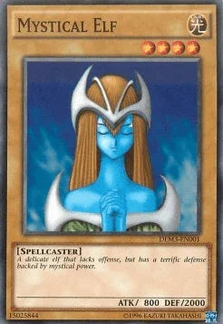 Common, Demo Deck 2016, Light, Normal Monster, Spellcaster, Unlimited Mystical Elf [DEM3-EN001] Common - Trading Card World