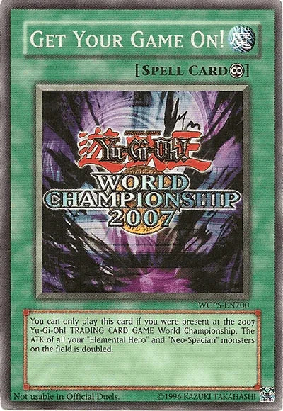 Common, Continuous Spell, Limited, Spell, World Championship Series Get Your Game On! [WCPS-EN700] Common - Trading Card World