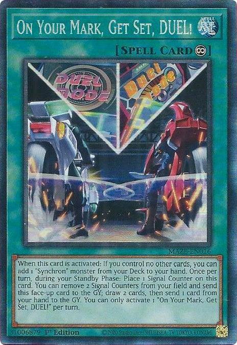 1st Edition, Collector's Rare, Continuous Spell, Maze of Memories, Spell On Your Mark, Get Set, DUEL! [MAZE-EN016] Collector's Rare - Trading Card World