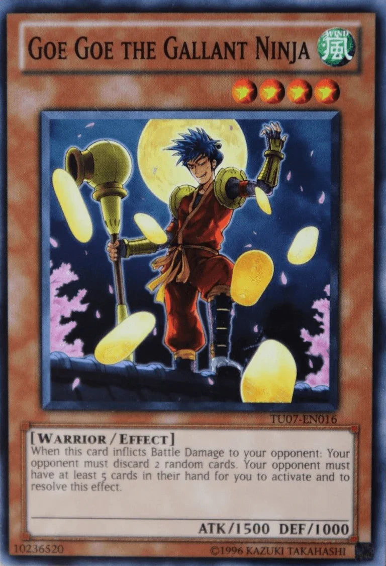 Common, Effect Monster, Turbo Pack: Booster Seven, Unlimited, Warrior, Wind Goe Goe the Gallant Ninja [TU07-EN016] Common - Trading Card World