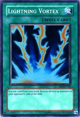 Dark Revelation Volume 3, Normal Spell, Spell, Super Rare, Unlimited Lightning Vortex [DR3-EN160] Super Rare - Trading Card World