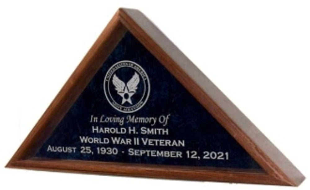 US Air Force Flag Display Case.