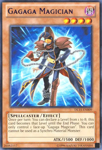 Dark, Duelist League Promo, Effect Monster, Rare, Spellcaster, Unlimited Gagaga Magician (Purple) [DL15-EN009] Rare - Trading Card World