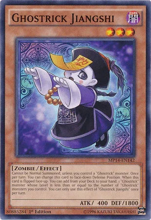 1st Edition, 2014 Mega-Tins Mega Pack, Common, Dark, Effect Monster, Zombie Ghostrick Jiangshi [MP14-EN142] Common - Trading Card World