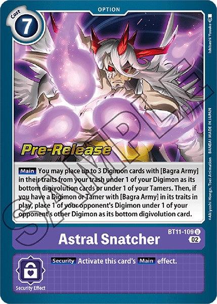 BT11-109, Dimensional Phase Pre-Release Promos, Option, Purple, Uncommon Astral Snatcher [BT11-109] [Dimensional Phase Pre-Release Promos] - Trading Card World
