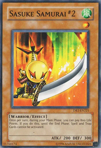 Common, Dark Revelation Volume 1, Effect Monster, Unlimited, Warrior, Wind Sasuke Samurai #2 [DR1-EN221] Common - Trading Card World