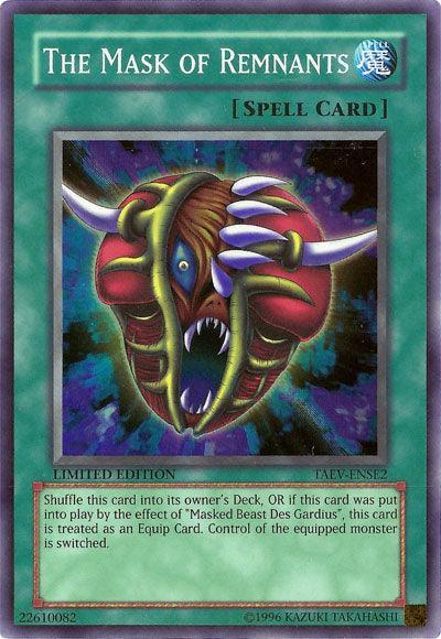 Limited, Normal Spell, Spell, Super Rare, Tactical Evolution: Special Edition The Mask of Remnants [TAEV-ENSE2] Super Rare - Trading Card World